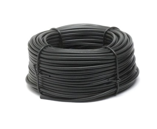 TUBO CONIGLI IN GOMMA PER ABBEVERATOI NERO MM 10