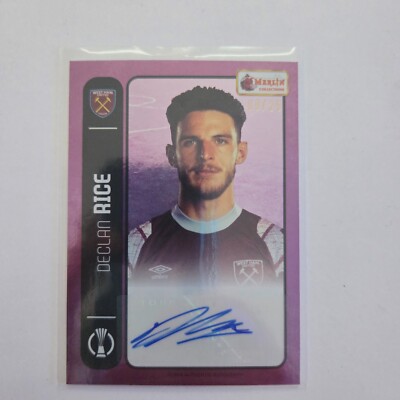 Topps Merlin 98 Heritage Declan Rice autograph 09/25