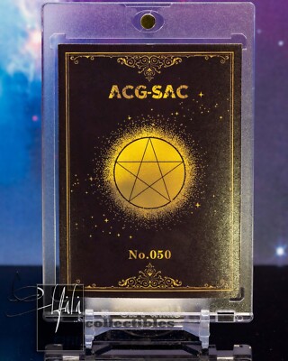 Ahri D.Va Sakimichan Gold Signed Card No. 050 Doujin Waifu ACG-SAC