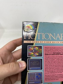 Pictionary (Nintendo System, 1990) NES Authentic CIB Complete w/ Manual Exc Cond