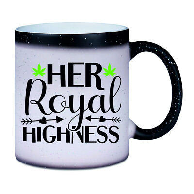 Farbwechseltasse mit Glitzer ''Junggesellinnenabschied Her Royal Highness ''
