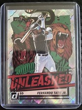 2021 Panini Donruss Fernando Tatis Jr #UNL15 Unleashed Silver Rapture Foil SP
