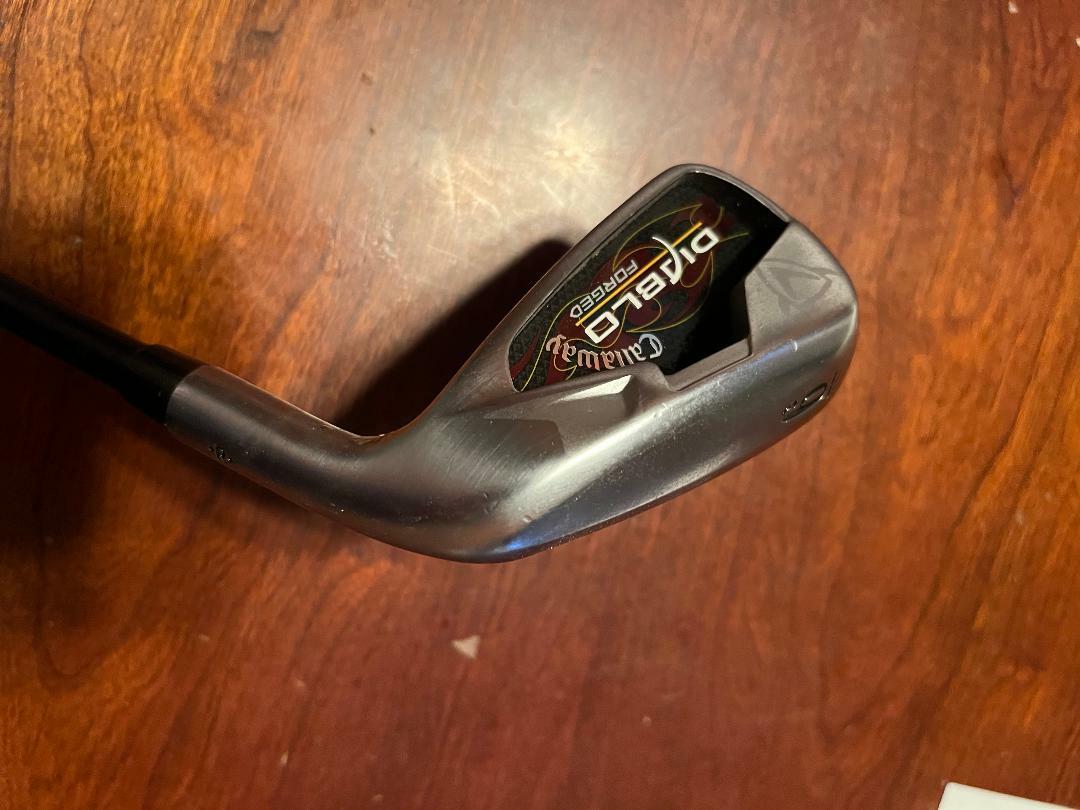 CALLAWAY DIABLO FORGED IRON WITH S CALLAWAY EDGE SHAFT OS LAMKIN GRIP