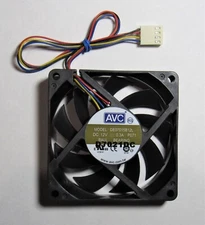 NEW AVC DE07015B12L 4Wire PWM Quiet Fan 12V 0.3A 70x15mm