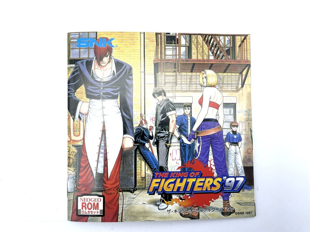 NEO GEO THE KING OF FIGHTERS 97 KOF97 w/ Box Manual SNK AES NEOGEO ROM  Japan JP