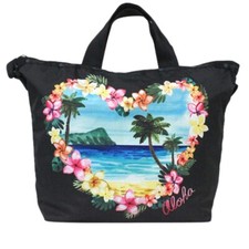 LeSportsac Aloha Sunrise HAWAII EXCLUSIVE Easy Carry Tote, Lei Flowers, Aloha