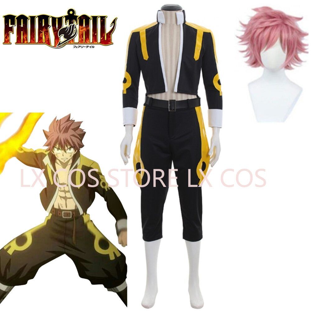 Anime Fairy Tail Tartaros arco Etherious Natsu Dragneel Cosplay