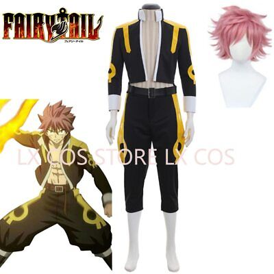 Fairy Tail Dragon Slayers Natsu Dragneel Celestial Spirit Cosplay Costume