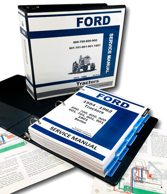 Ford 2000 4000 Early 4Cyl Tractor Service Repair Manual Shop 1962 1963 1964 1965