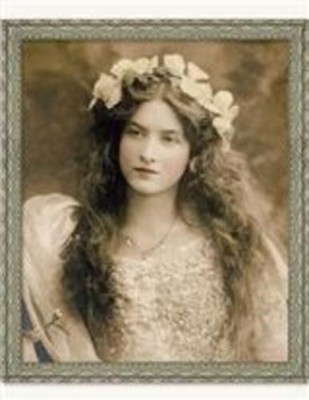 Victorian Trading Co Maude Fealy Tintype Vintage Portrait Lady Print PB2