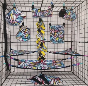 sugar glider fleece cage sets