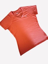 Under Armour Women  s Activewear Top Orange- Small