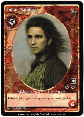 Julian Sanders Brujah Antitribu Final Nights V:TES VTES Vampire CCG