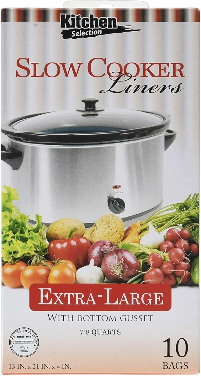 Kitchen Collection CROCK POT LINERS With Bottom Gusset - Extra