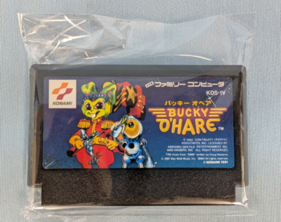 バッキーオヘア Nintendo Famicom FC BUCKY O'HARE KONAMI 1991 Japanese Edit Good GP
