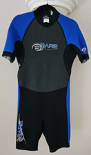Bare 2mm Ignite Men's Shorty Wetsuit Blue / Black M/L Neoprene NWOTag