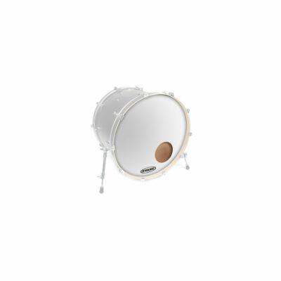 Evans 22'' EQ3 Resonant Head with Hole White Smooth - Bass Drum Head