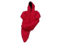 London Fog Infant Girls Boys Red Hooded Bunting One Piece Snow Suit Size 3-6 Mos