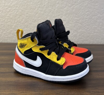 Nike Air Jordan Retro Mid SE Amarillo Team Orange Toddler Size