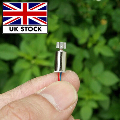 2 x 4 mm 8 mm DC 1,5 V-3 V Micro kernloser vibrierender Vibrationsmotor Mini Spielzeug Zum Selbermachen
