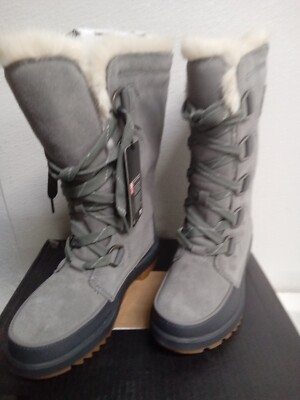 Women Sorel Tivoli IV Tall Waterproof Leather Boot Size 7 #J6