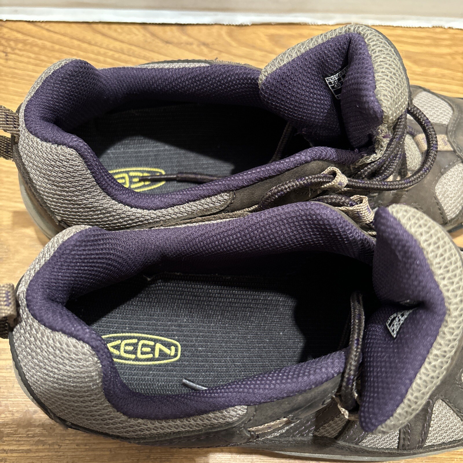 Scarpe da trekking Keen donna taglia 9 5 marrone viola palizzate outdoor 52016 BOSG