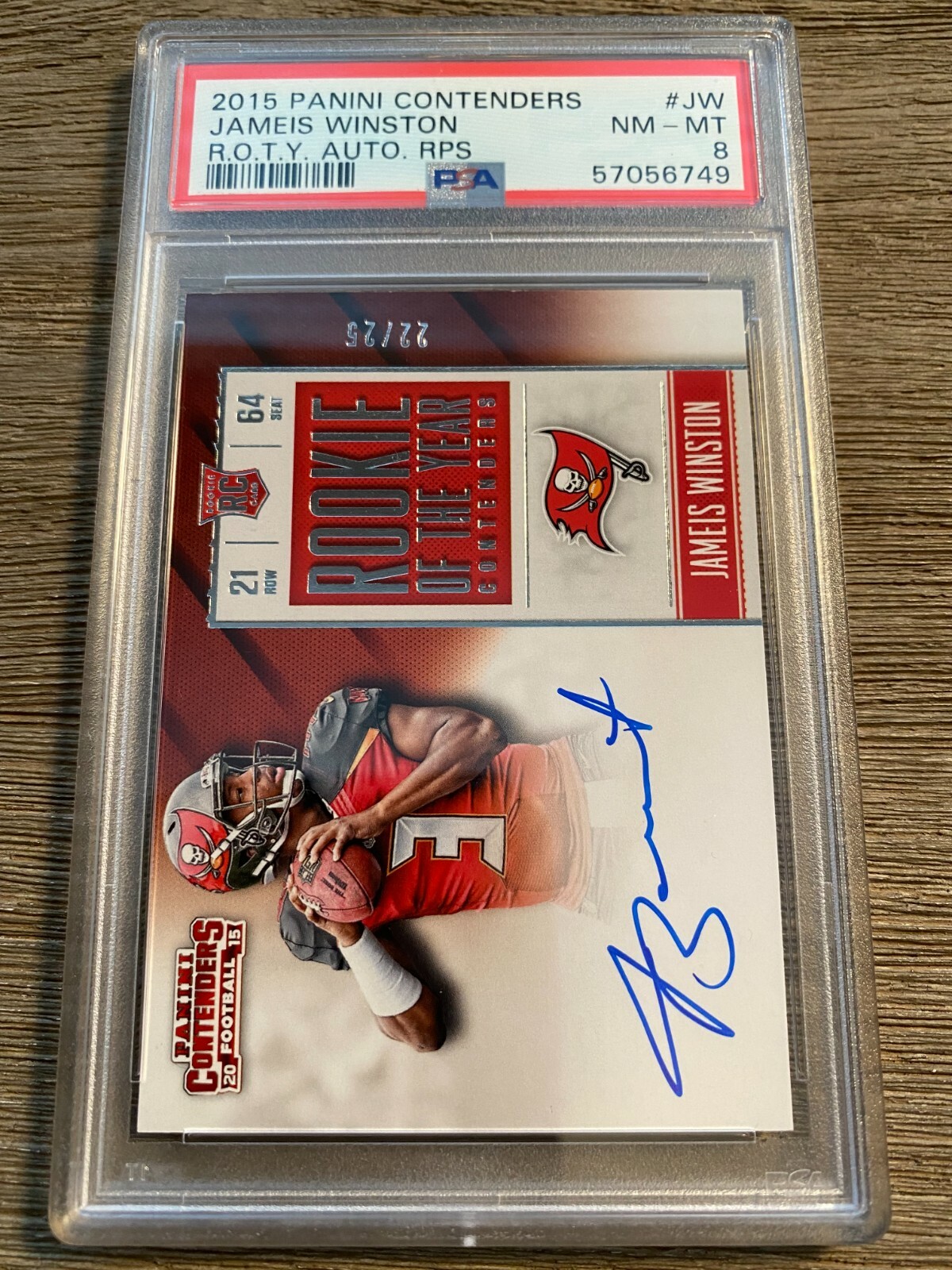 Jameis Winston Topps Definitive Autograph Inscription #JW Base