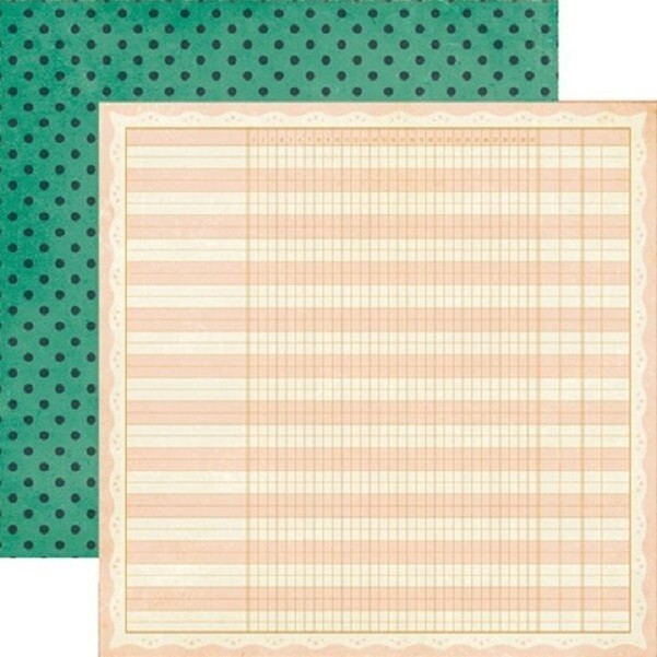 Farmhouse - Sunday Dinner,  DS scrapbook paper - Crate Paper AFH955