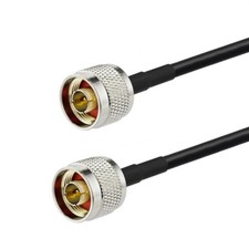 N Type Male to N Type Male Straight RG223 Coaxial Pigtail Cable 50cm