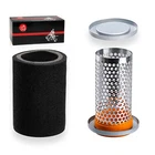 Air Filter & Guide Cage Cap Kit For Yamaha Grizzly 400 450 350 2007 2008 - 2014