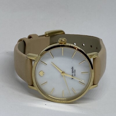Kate Spade New York Metro 0073 Women Beige Leather Analog  display picture 1