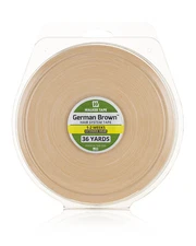 German Brown Liner Cloth Hairpiece Tape Roll 3/4" x 36 yards toupee wig