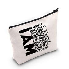 Girl Power Gift Feminist Gift Women Empowerment Gift I Am A Woman Cosmetic Ba...