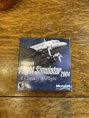 Microsoft Flight Simulator 2004:A Century of Flight Windows PC CD-ROM Game.4 CDS