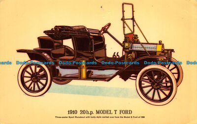 R081884 1910 20 H. P. Model T Ford. Dreisitzer Sport Runabout mit Body Style