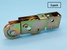 *2 PACK* Sliding Patio Door Tandem Roller 1-1/4” Steel Wheels ~ Prime-Line D1808