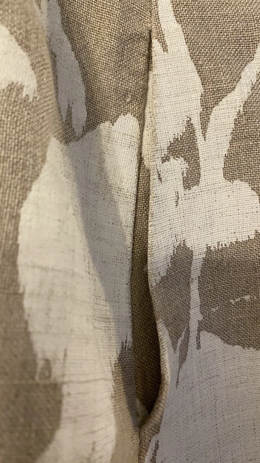 Splendida gonna KATE SPADE New York beige e bianco lino Regno Unito 10