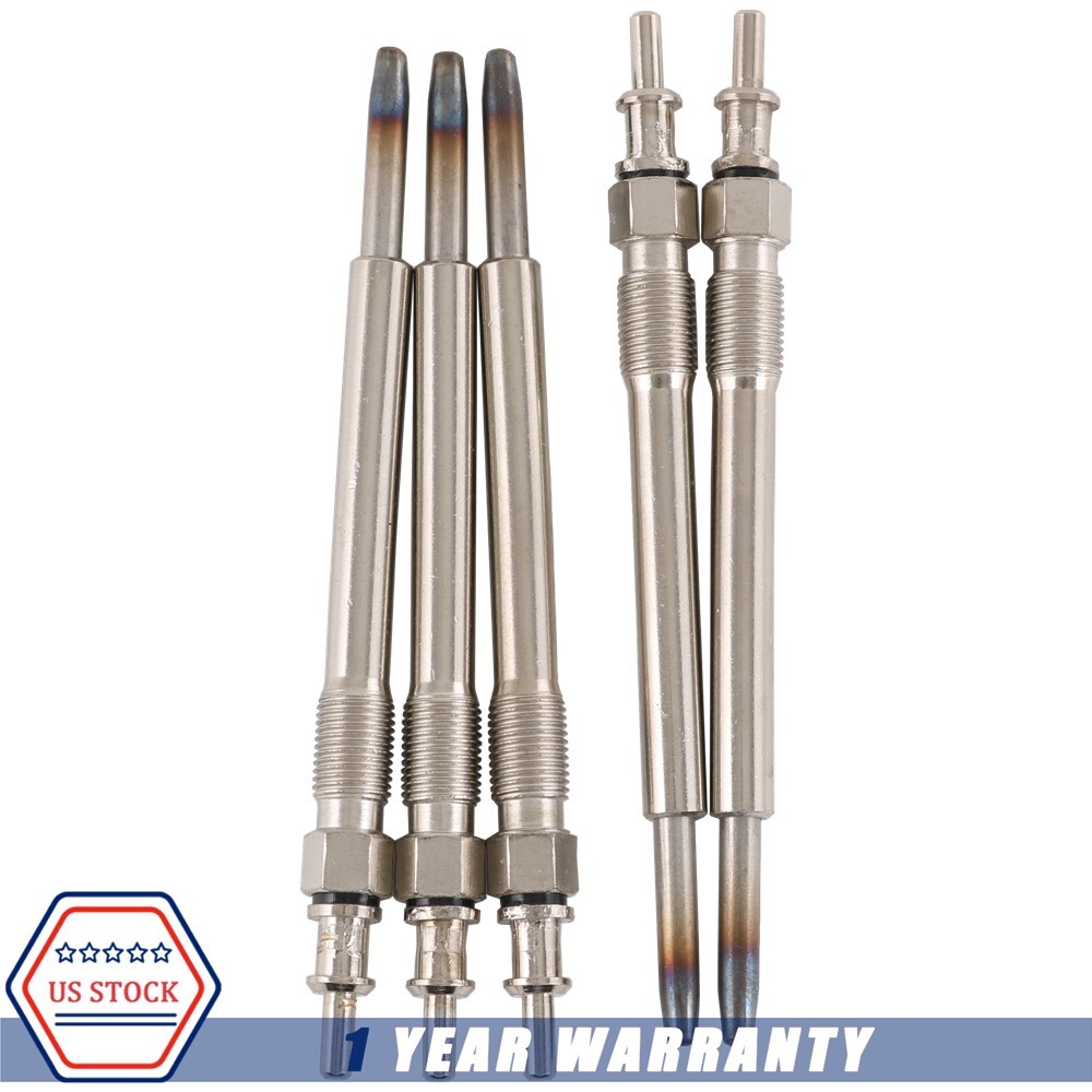 Set of 5 Glow Plugs NEW Fits Dodge Sprinter 2500 3500 80036 Diesel