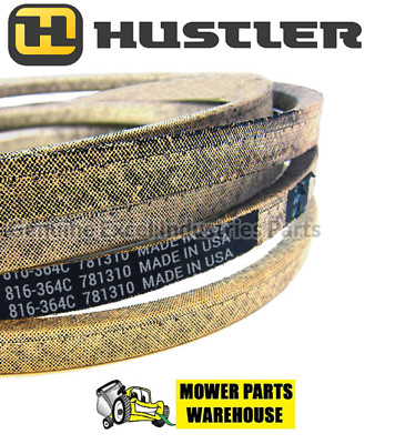 NEW GENUINE OEM DECK BELT HUSTLER 781310 SUPER Z 60'' DECK 2002-2007 MADE IN USA
