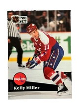 Excellent: Vintage 1991-92 PRO SET Kelly Miller Washington Capitals Trading Card