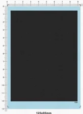 Carbon Fiber black twill stripe Model Kit Water Decal