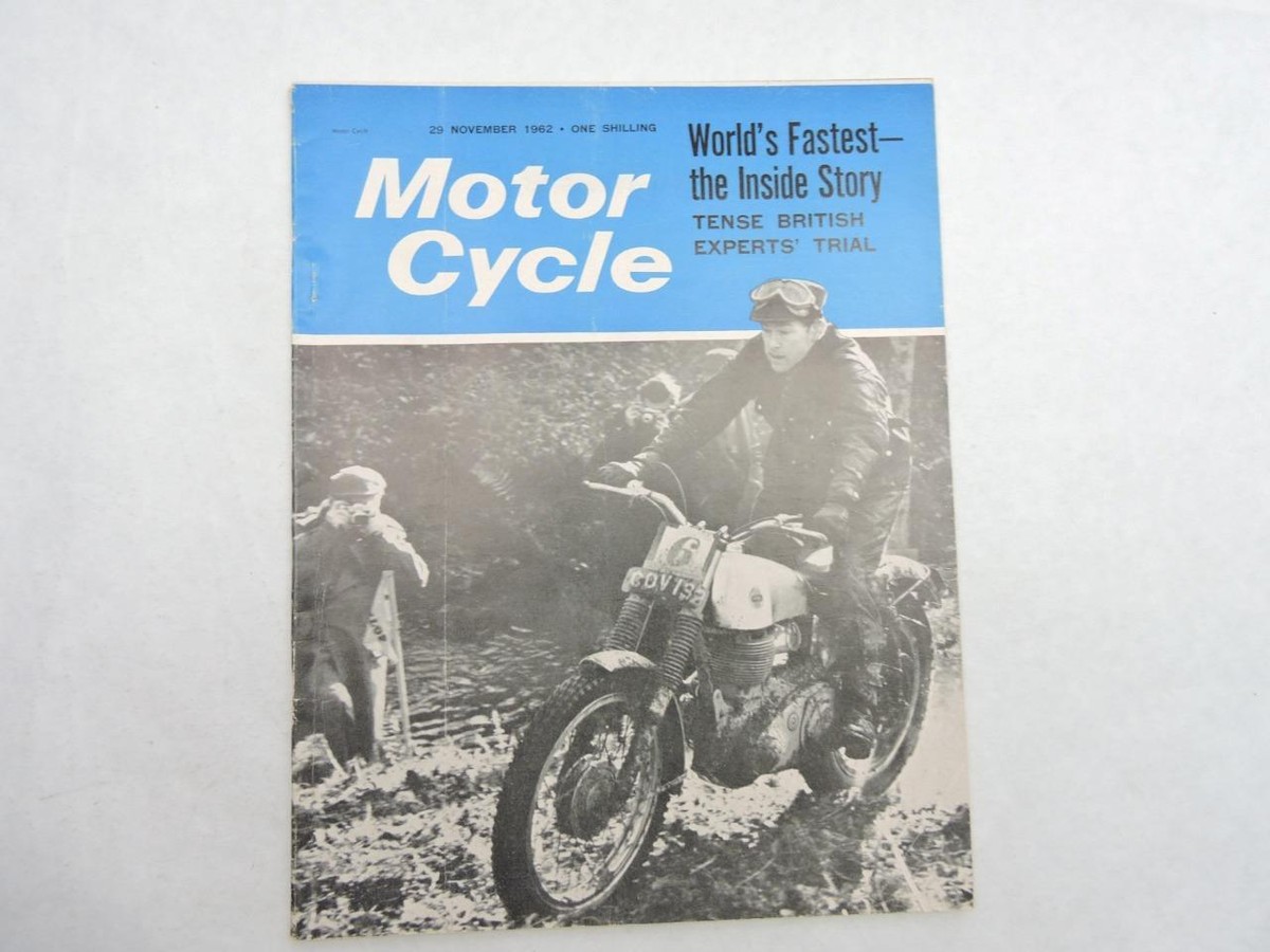 November 29 1962 Motorcycle Magazine British Expert's Trial Honda
