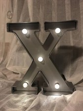 LIGHT UP MARQUEE LETTER   X   NEW monogram initial alphabet wedding wall decor
