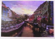 Tektalk ~ "Aromatic Town" ~ 1000 Piece Jigsaw Puzzle ~ WGPT007 ~ New/Sealed