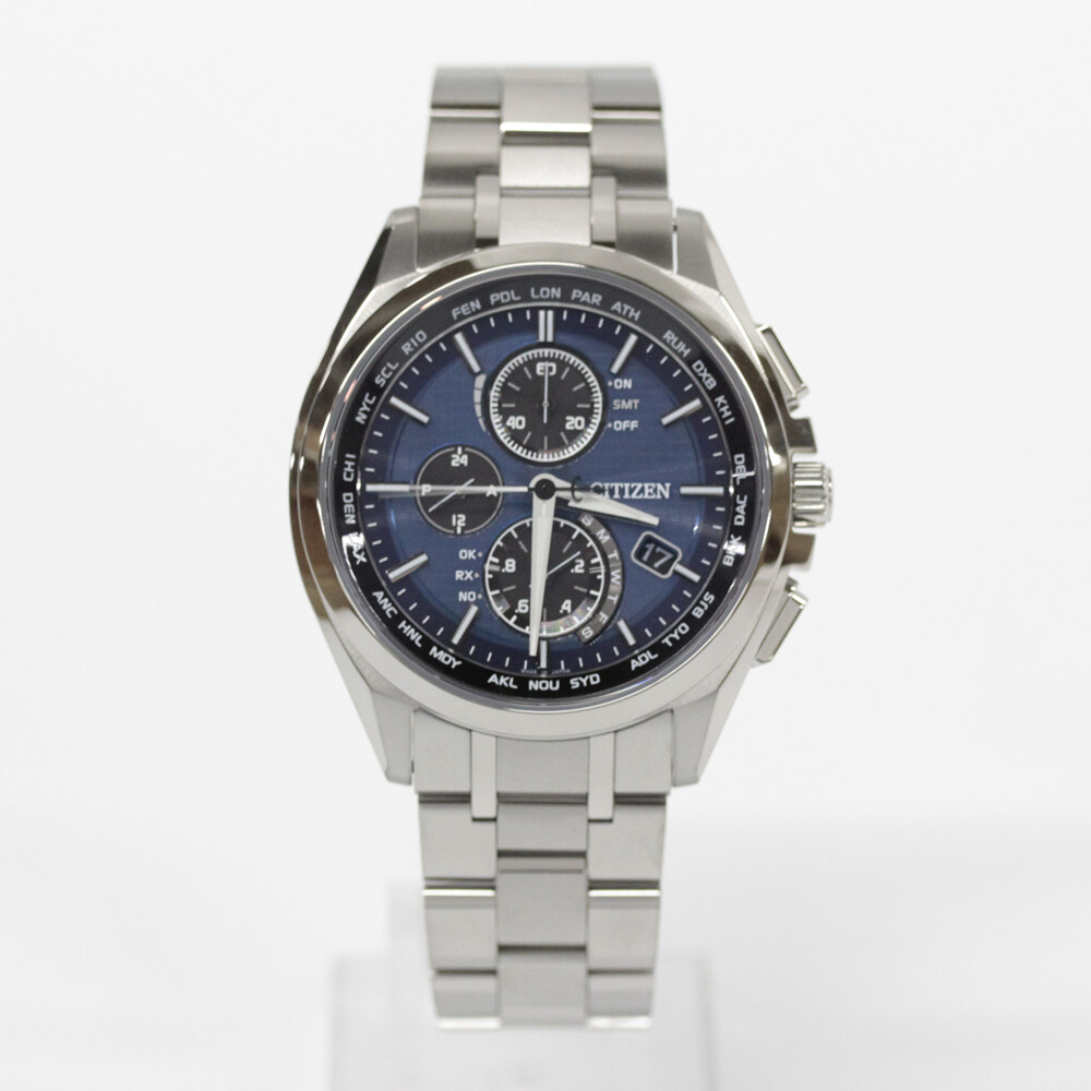 CITIZEN ATTESA AT8040-57L Analog Quartz Radio-controlled solar