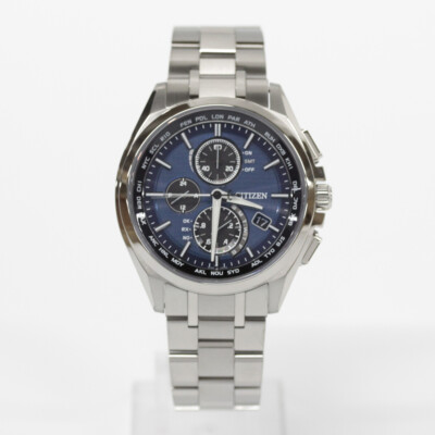 【即購入可／美品】CITIZEN ATESSA AT8040-59E CITIZEN ATTESA AT8040-57L Analog Quartz Radio-controlled solar