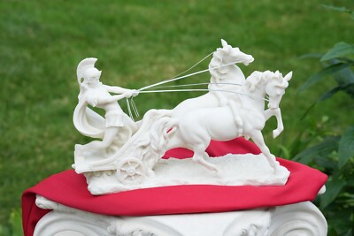 Roman Centurion On Chariot, Roman Commander, Roman Gladiator Statue, Rome