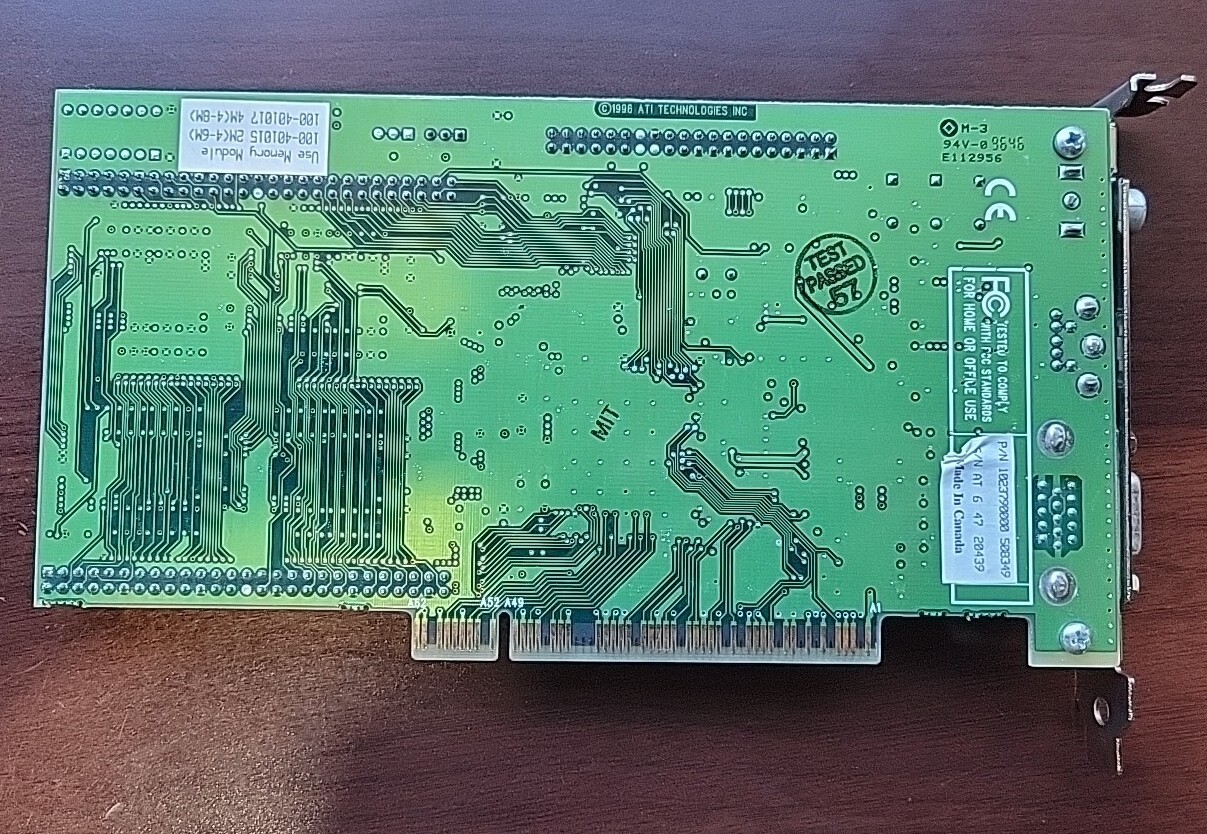 ATI 1093790000 Rage II 2MB Graphics Card for sale online eBay