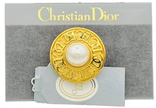 Wie Neu,Vintage DIOR CD Logo Kunstperle Vergo...