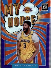 2021-22 Donruss Optic #11 Anthony Davis My House Red Wave